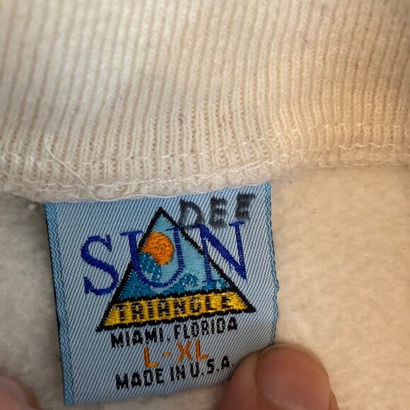 SUN TRIANGLE Niagra Falls Crew Neck Sweatshirt Women Size LARGE/ X-LARGE - Picture 5 of 8